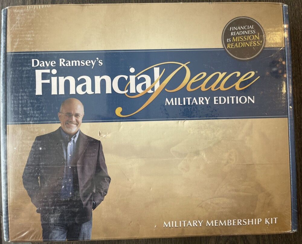 Dave Ramsey’s Financial Peace University Military Edition Kit -FACTORY SEALED